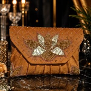 Trendy Handmade Party Clutch Velvet