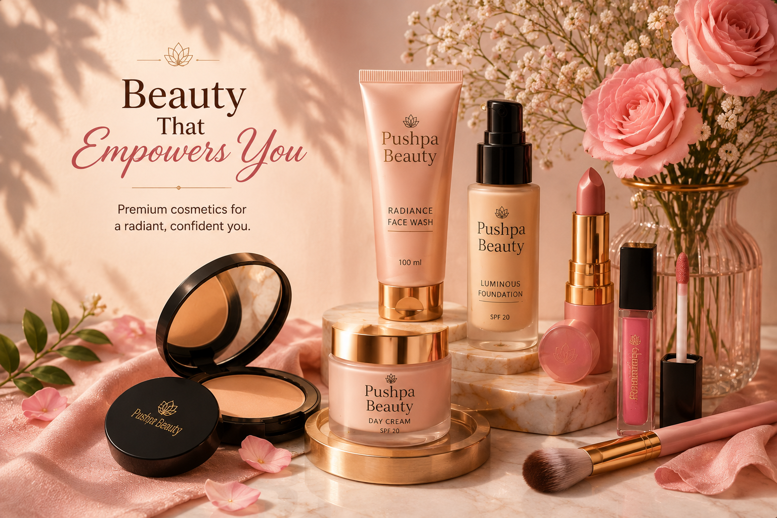 Pushpa Beauty Premium Cosmetics Collection